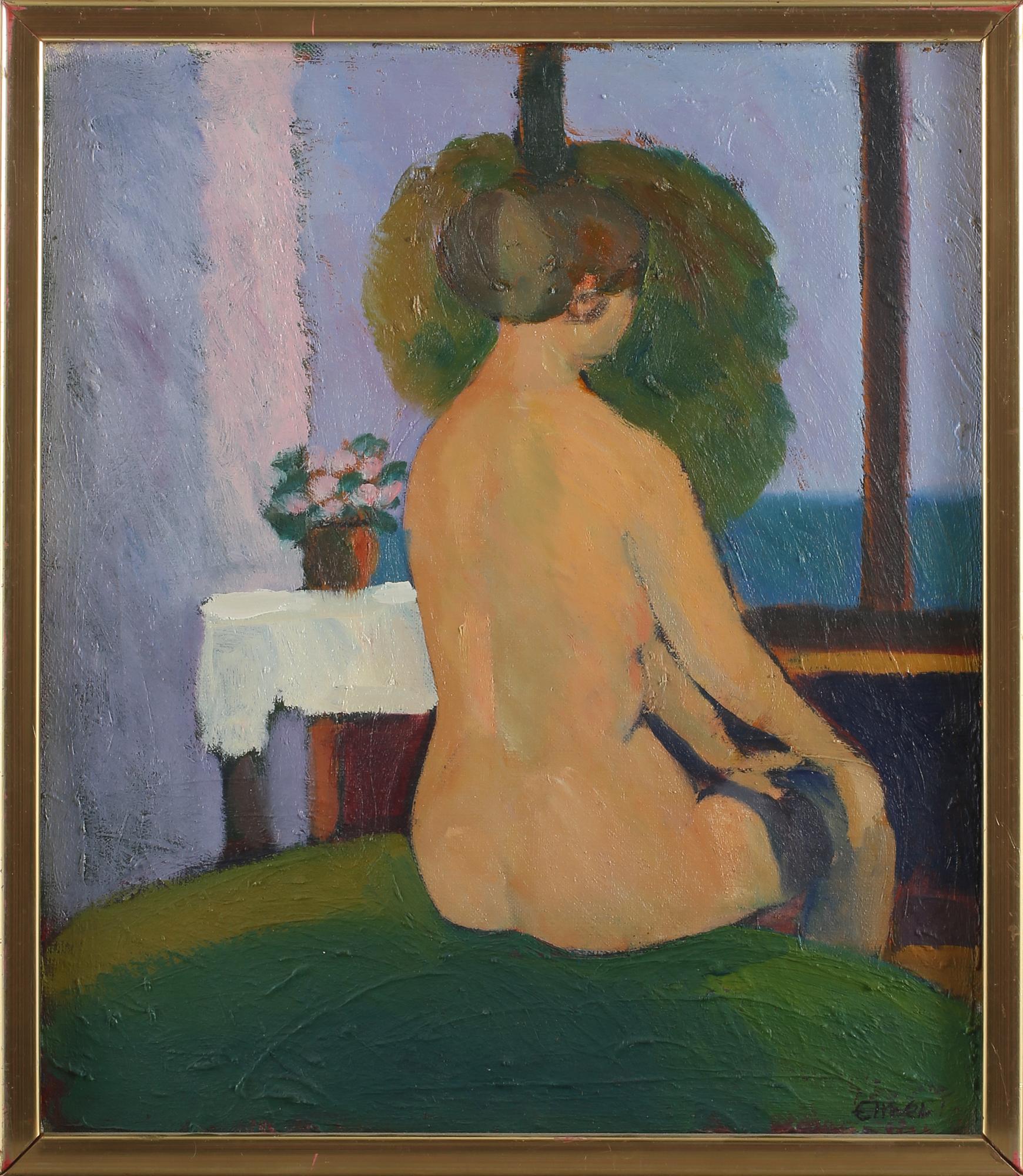 ERIC ELFWÉN, olja på duk, signerad.