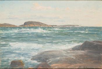 Woldemar Toppelius, oil on canvas, signed and dated 1929.