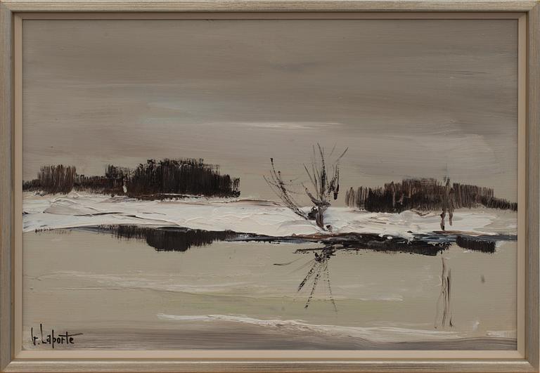GEORGES LAPORTE, oljemålning på duk, signerad.