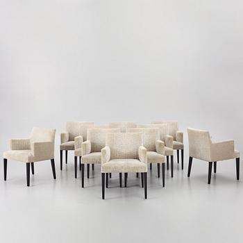 Andreu World, a set of ten contemporary chairs, 'Anna SO1406'.