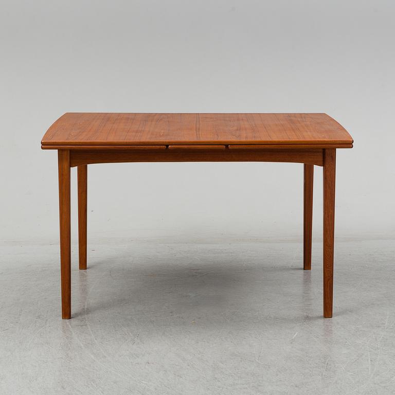 A second half of the 20th century teak dining table.