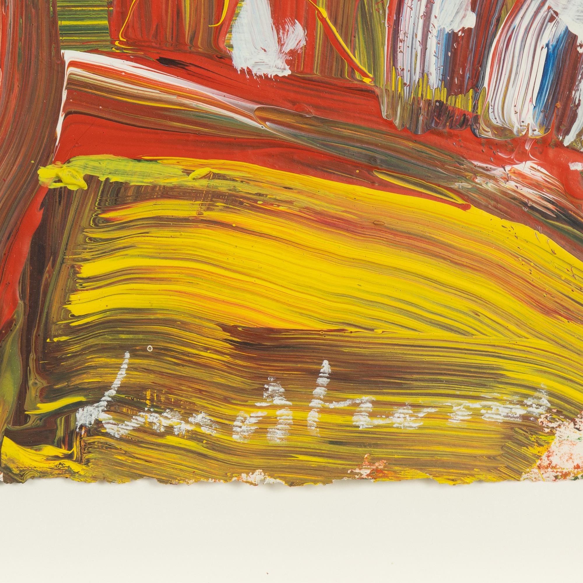 Bengt Lindström, gouache, signerad Lindström.