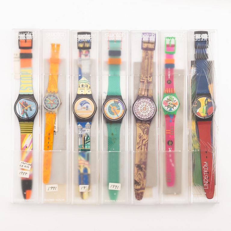 18 Swatch Watches, "No Reserve".