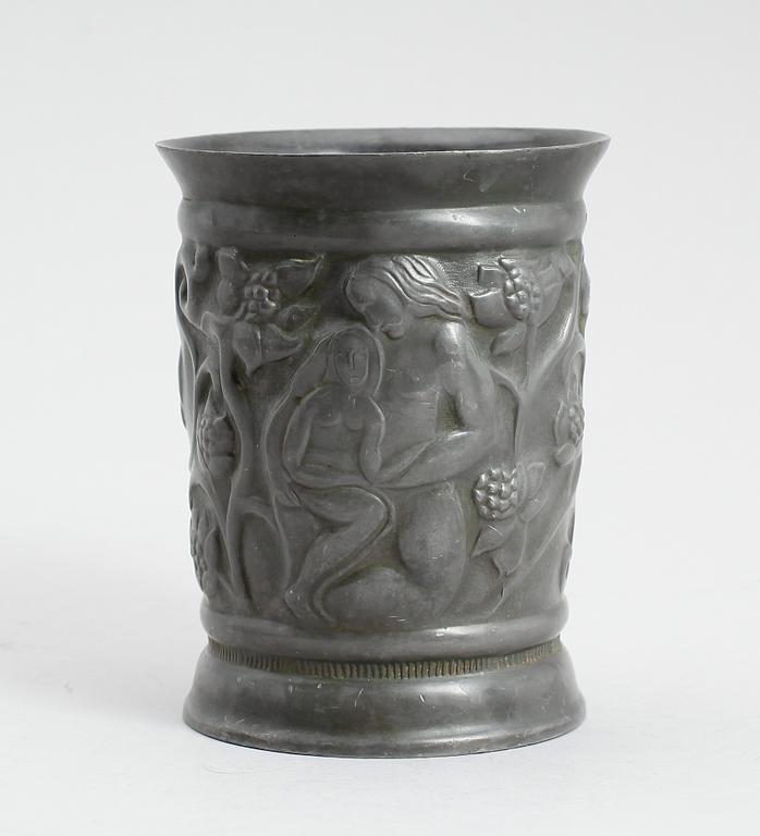 VAS, diskometall, Just Andersen, Danmark, 1900-talets första hälft.