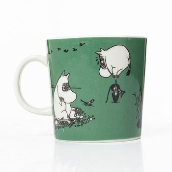 Muminmugg, "Mörk grön", Arabia, Finland.