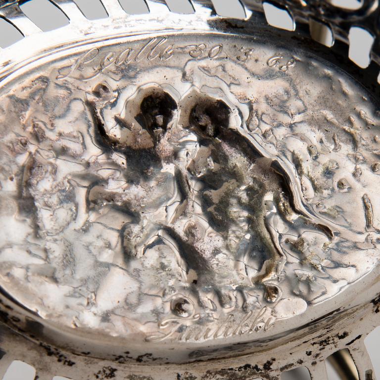 SKÅLAR 3 ST, silver, finska importstämplar. Vikt 329 g.