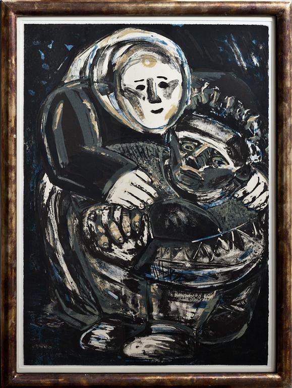 LENA CRONQVIST, färglitografi, signerad och numrerad 42/170.