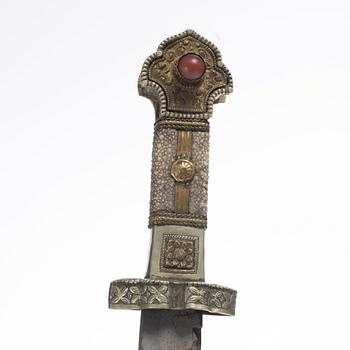 Kniv, Tibet, omkring år 1900.
