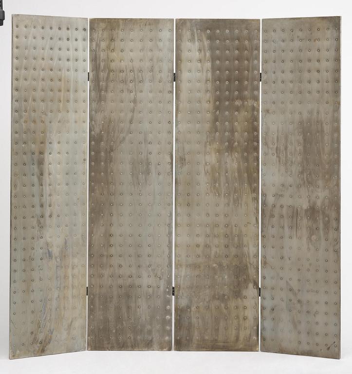 Mats Theselius, a "Rörligt objekt" room divider, Källemo, Värnamo post 1989.