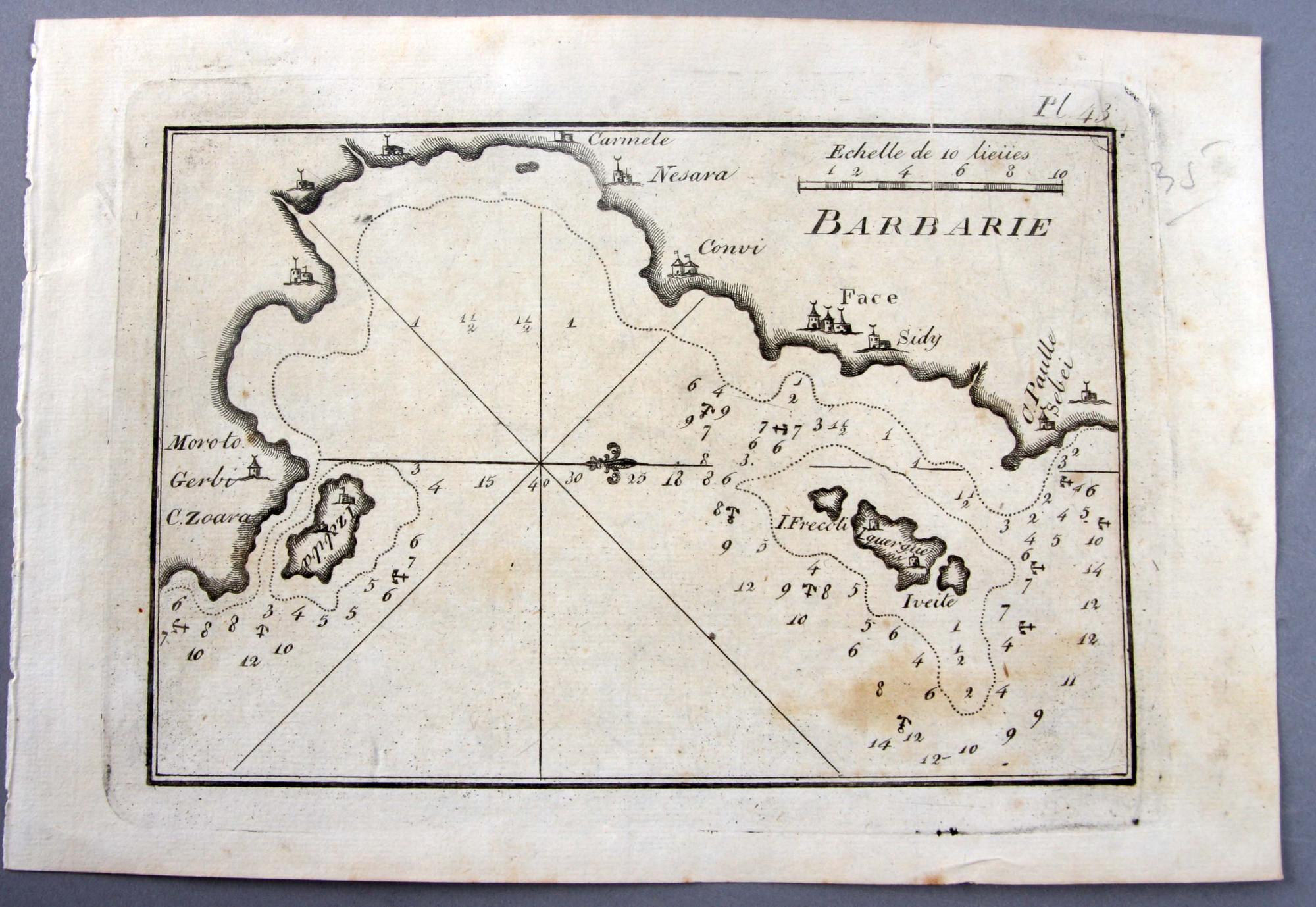 KARTOR, 5 st, 1700-tal.