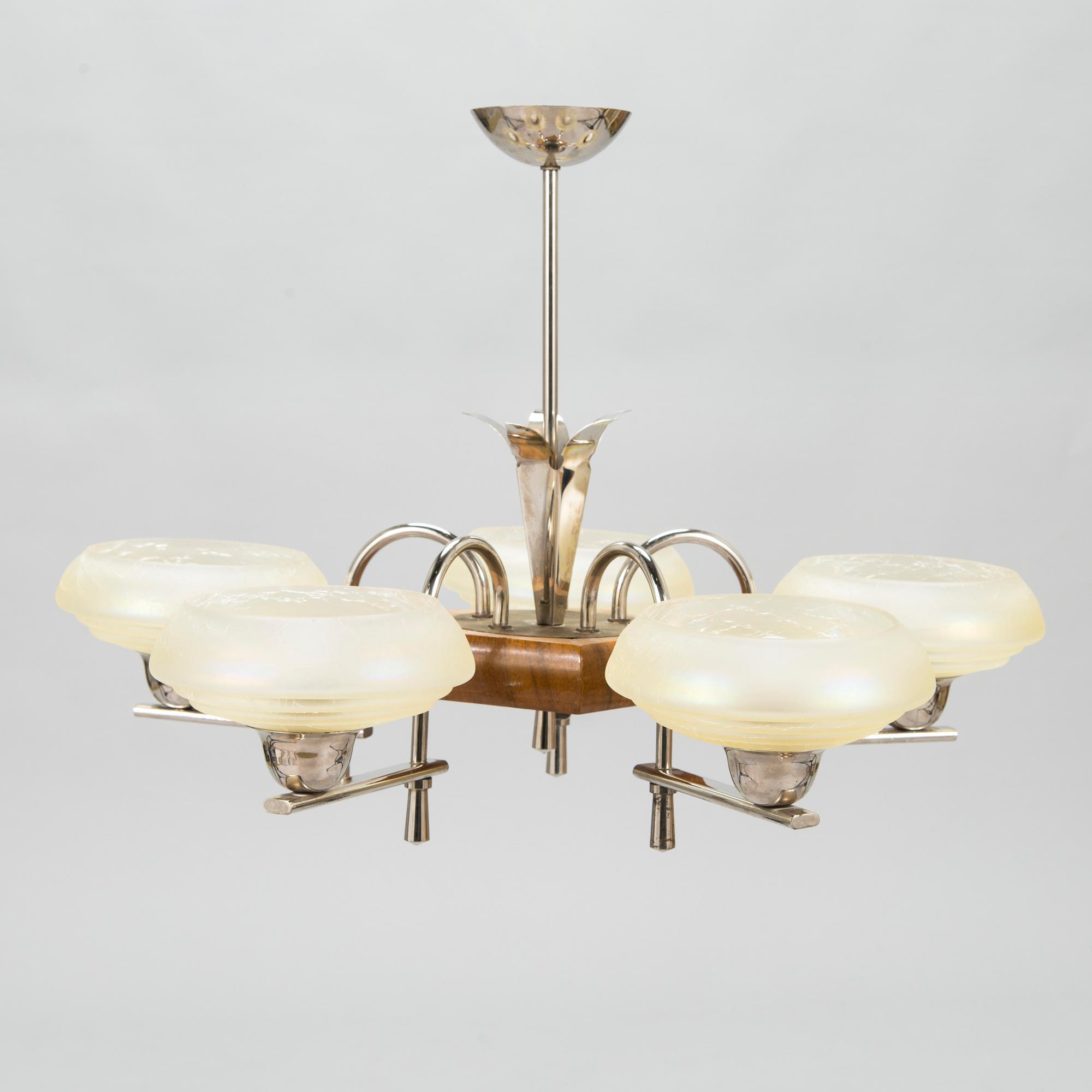 Taklampa, Art déco, 1920-30-tal.