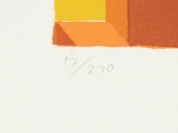 Ernst Billgren, kithograph in colours, signed 17/270.