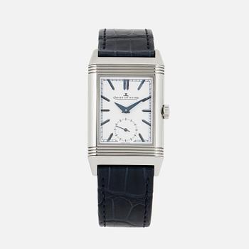 JAEGER-LeCOULTRE, Reverso Tribute Duoface, armbandsur, 25.5 x 31 (42) mm.