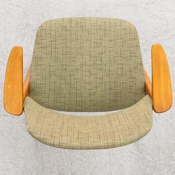 Bengt Ruda, a pair of armchairs, from the Triva series, Nordiska Kompaniet mid 20th Century.