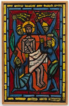 Bo Beskow, Jesus before Pontius Pilate.