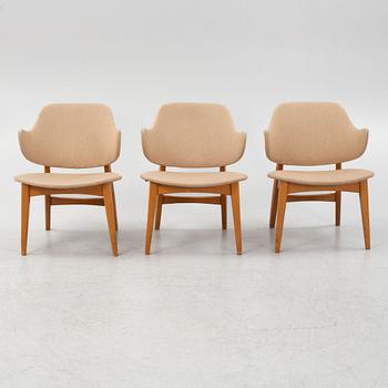 Three model 'Winni' armchairs, IKEA, Sweden, 1950's.