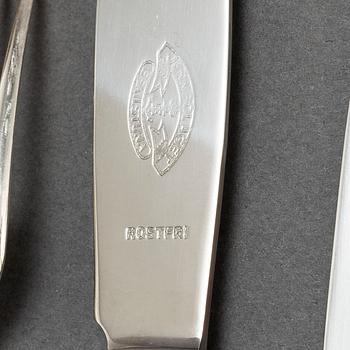 BESTICK, 77 delar, silver, "Vasa", GAB, Stockholm 1930-tal.