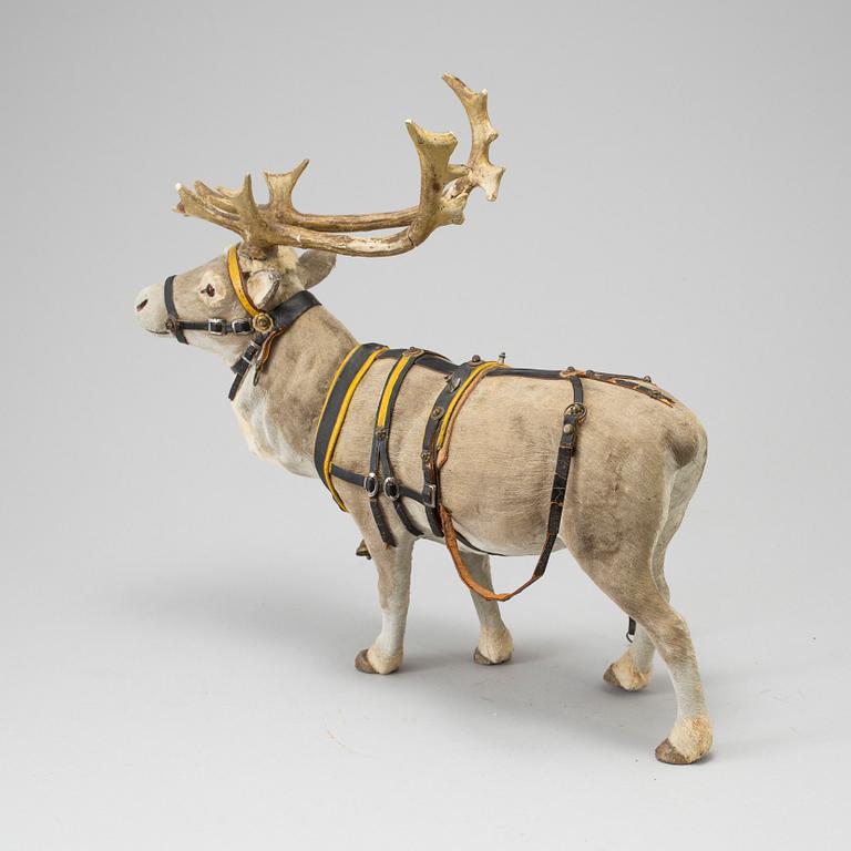 A mechanical reindeer first half of the 20th century.