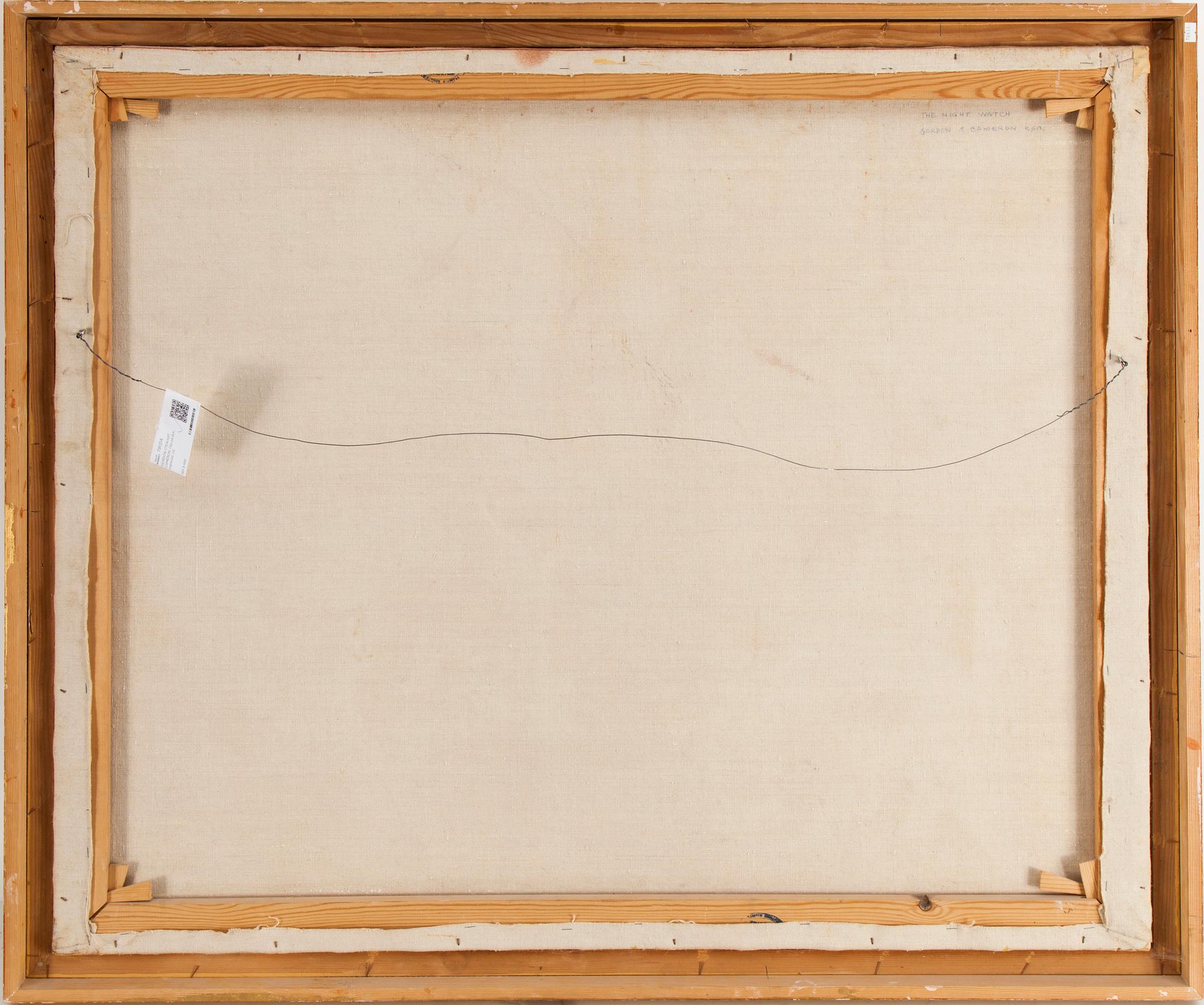 GORDON STEWART CAMERON, Oil on canvas, signed.