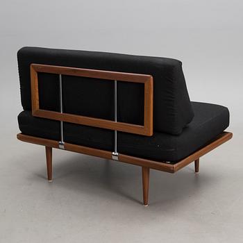 A three piece Danish 'Minerva' sofa suite with a table for France & Son, 1950s/1960s.
