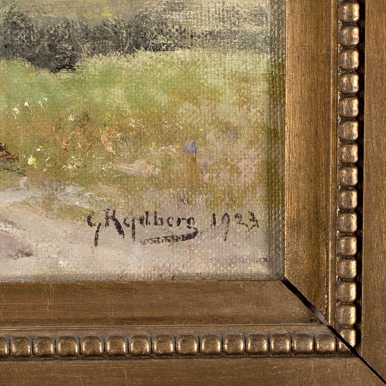 GUSTAF RYDBERG, olja på duk, signerad och daterad 1923.