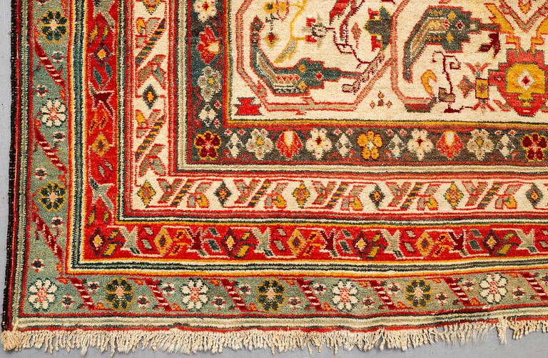 Matta, antik Indisk, sannolikt Agra, ca 467,5-474 x 369,5-374 cm.