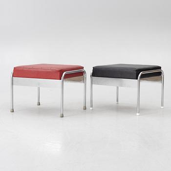 Stools, 2 pcs, second half of the 20th century.