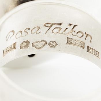 Rosa Taikon, a ring, sterling silver, Stockholm 1987.