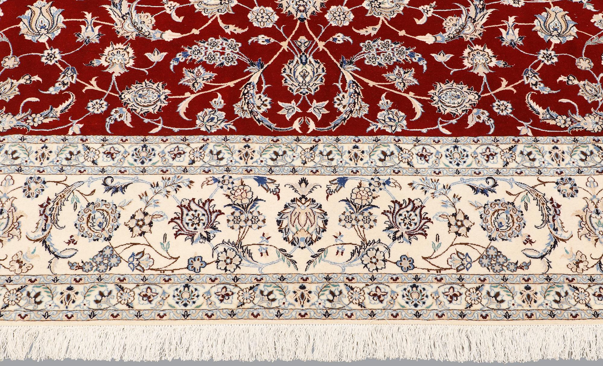 A carpet, Nain Part Silk, so called 6LAA, ca 356 x 260 cm.