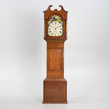 Floor clock, Crickhowell, the dial marked Dan Williams, Crickhowell, first half of the 19th century.