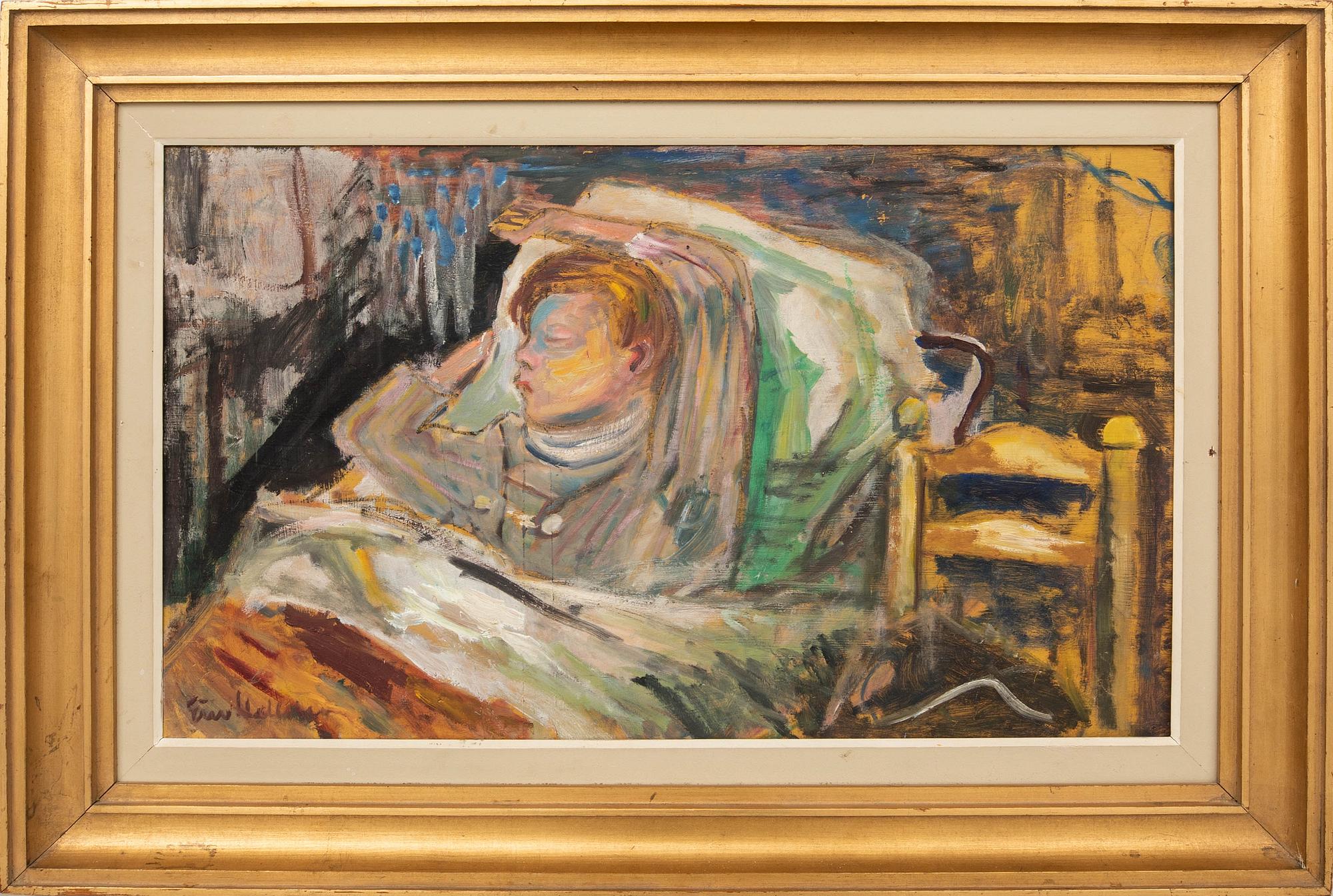 Eric Hallström, "Sovande gosse".