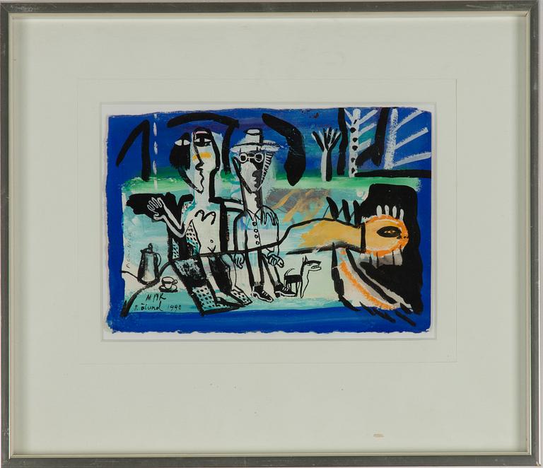 Madeleine Pyk & Per Ölund, "Pick-Nick", "Skål för den vetgirige", "Vernissage".