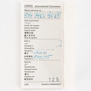 Oris, Big Crown, Pointer Date, wristwatch, 32 mm.