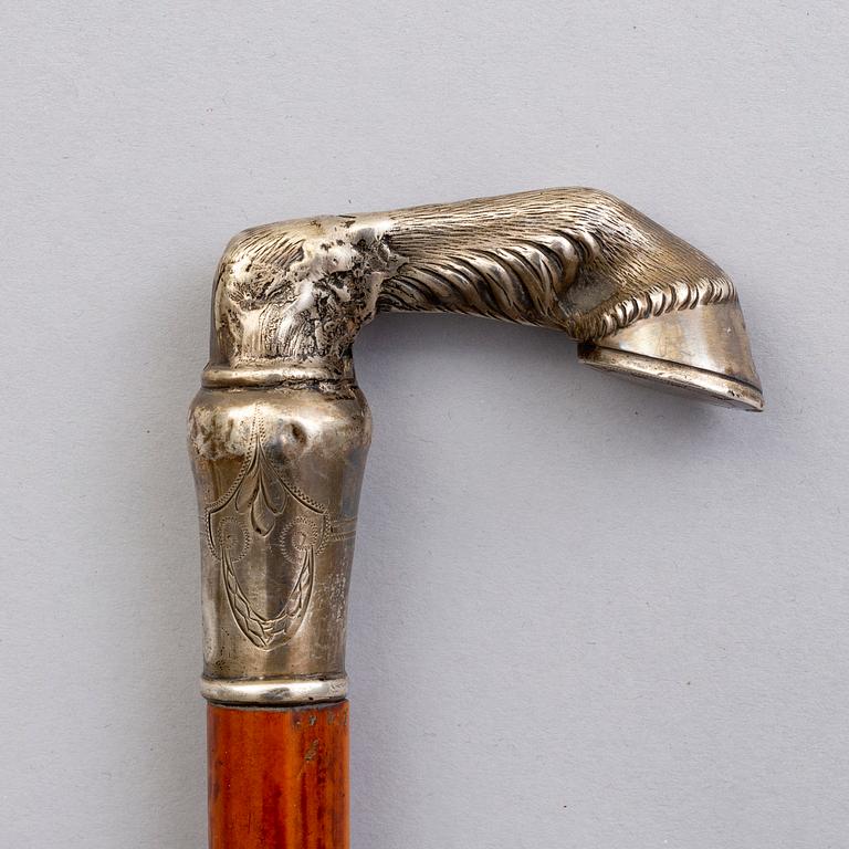 KÄPPAR,3 st, silver, omkring 1900.