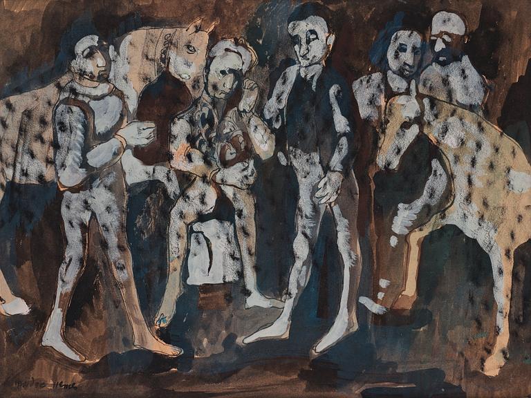 Endre Nemes, "Fritt efter B. Gozzoli".