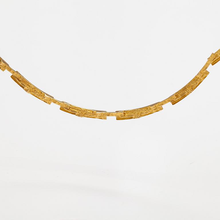 Björn Weckström, Halsband "Tundra", 18K guld. Lapponia 1990.