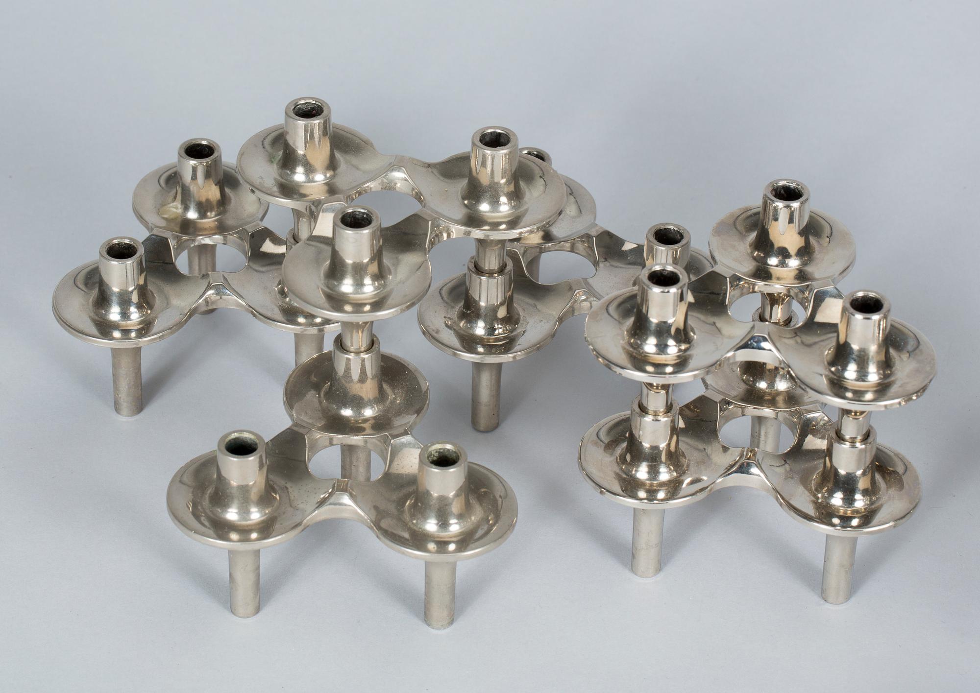 LJUSSTAKAR, 26 delar, Nagel.