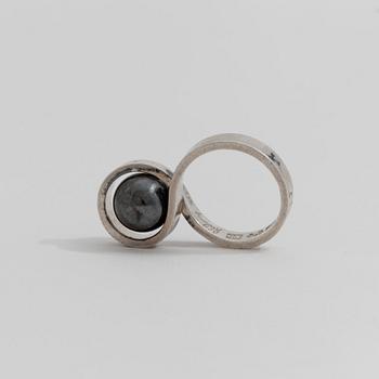 RING, med blodsten, Waldemar Jonsson, Skara, 1972.