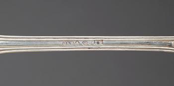 BESTICKSUPPSÄTTNING, 91 delar, silver, GAB, bl a 1975. Tot ca 3800 g.