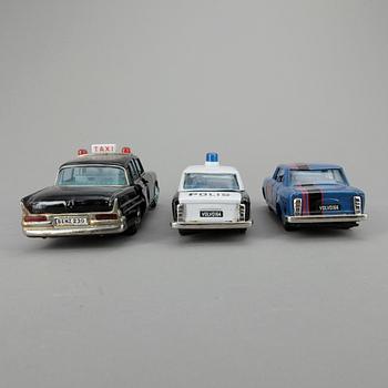 LEKSAKSBILAR, 3st, bla Bandai, Japan, 1960-tal.