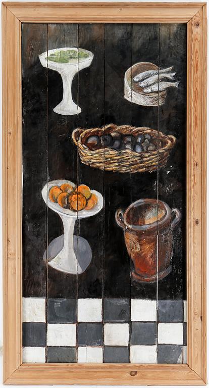 ERIK LINDHOLM, olja på träplank, ej signerad, sterbhusstämpel á tergo samt intygad av Olle Nyman.