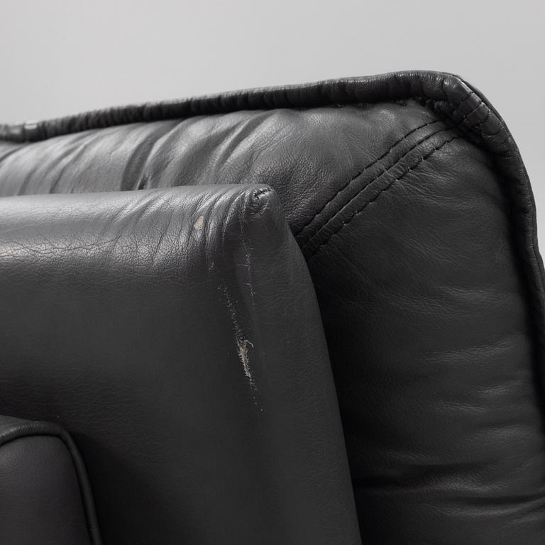 Nicoletti Salotti, an "Ambassador" sofa with ottoman, Italy 1970s-1980s.