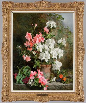 220. Martha Darlay Mutrie, "Azaleas".