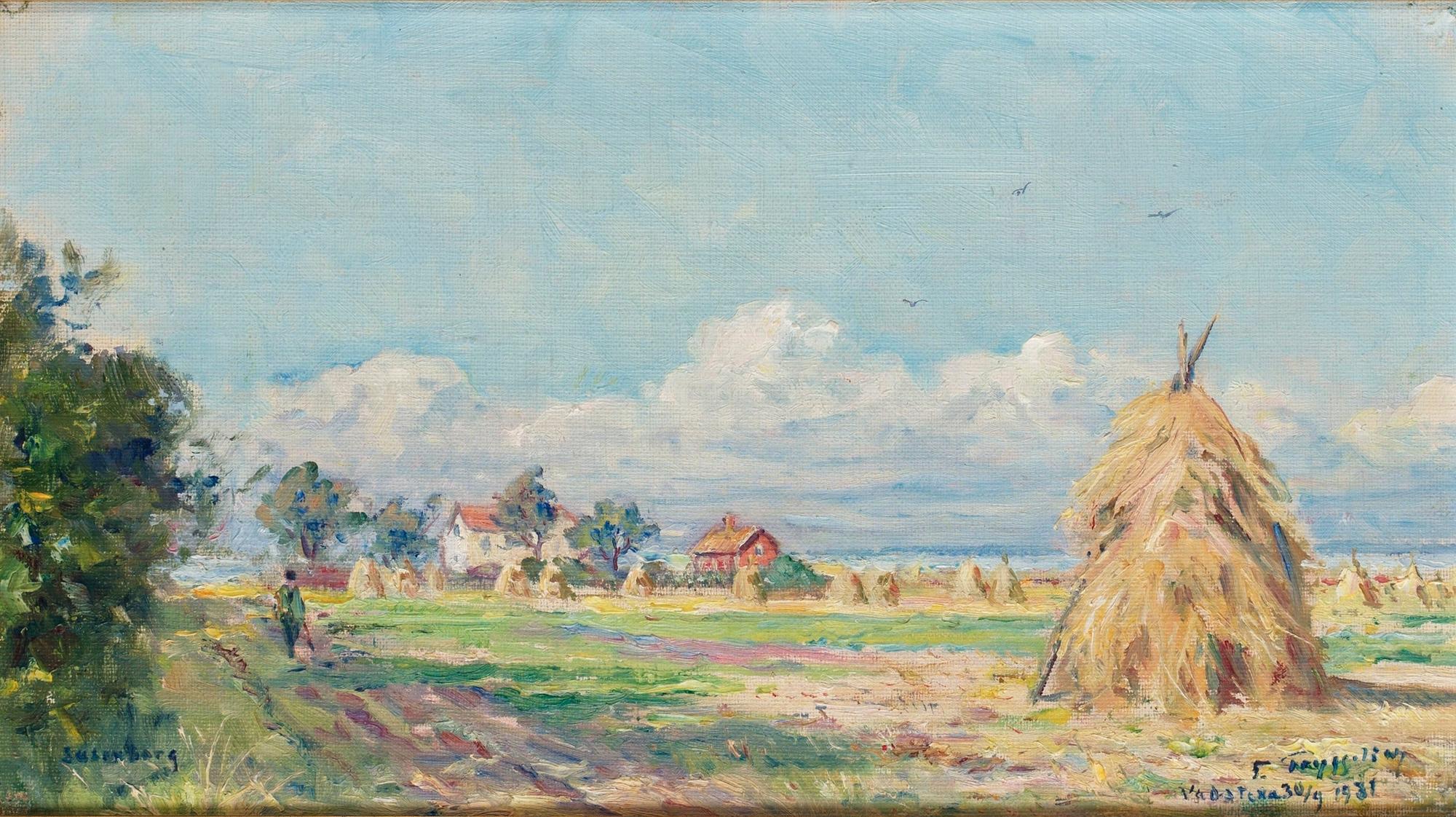 Erik Tryggelin, Skördemotiv från Vadstena.