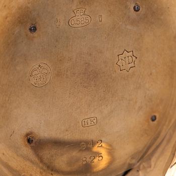 Nestor Delevaux, fickur, savonett, minutrepeter, kronograf, 62,5 mm.