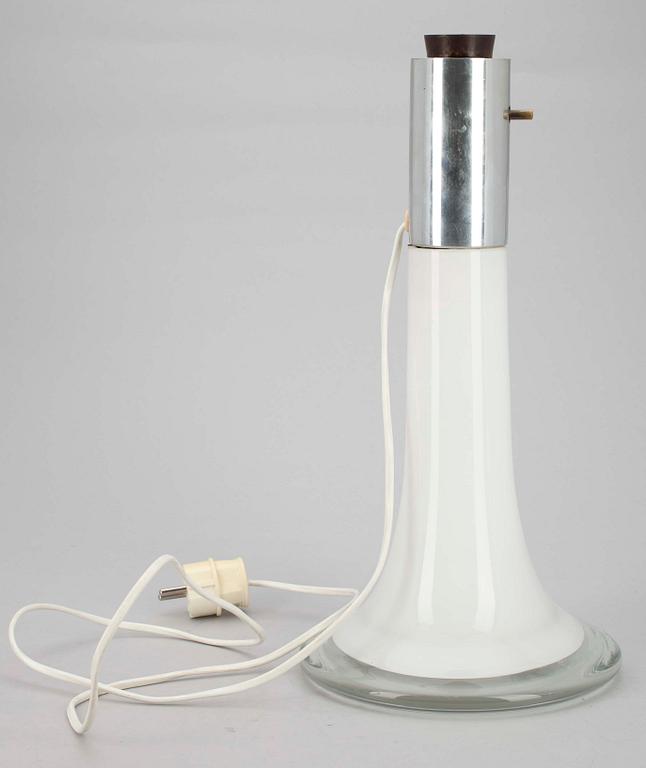 BORDSLAMPA, glas, Lisa Johansson-Pape, 1900-talets senare hälft.