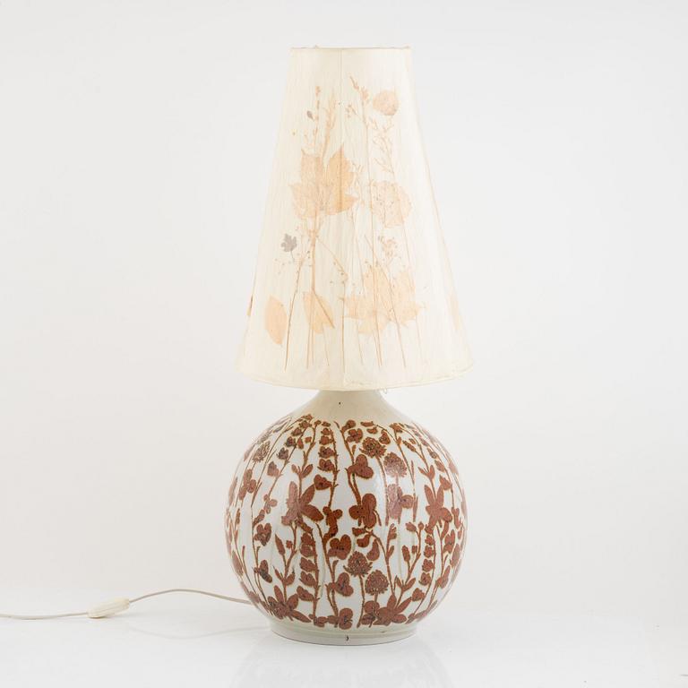 Carl-Harry Stålhane och Kent Eriksson, bordslampa, stengods, Designhuset.