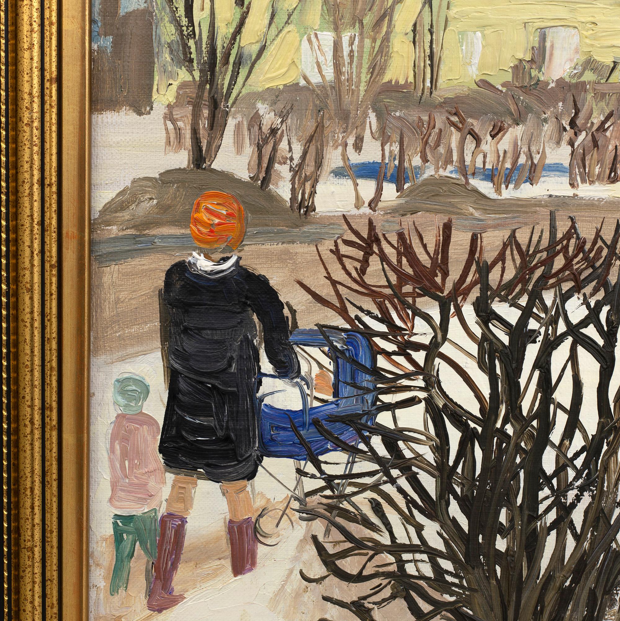 SVEN LJUNGBERG, a signed oil on board.