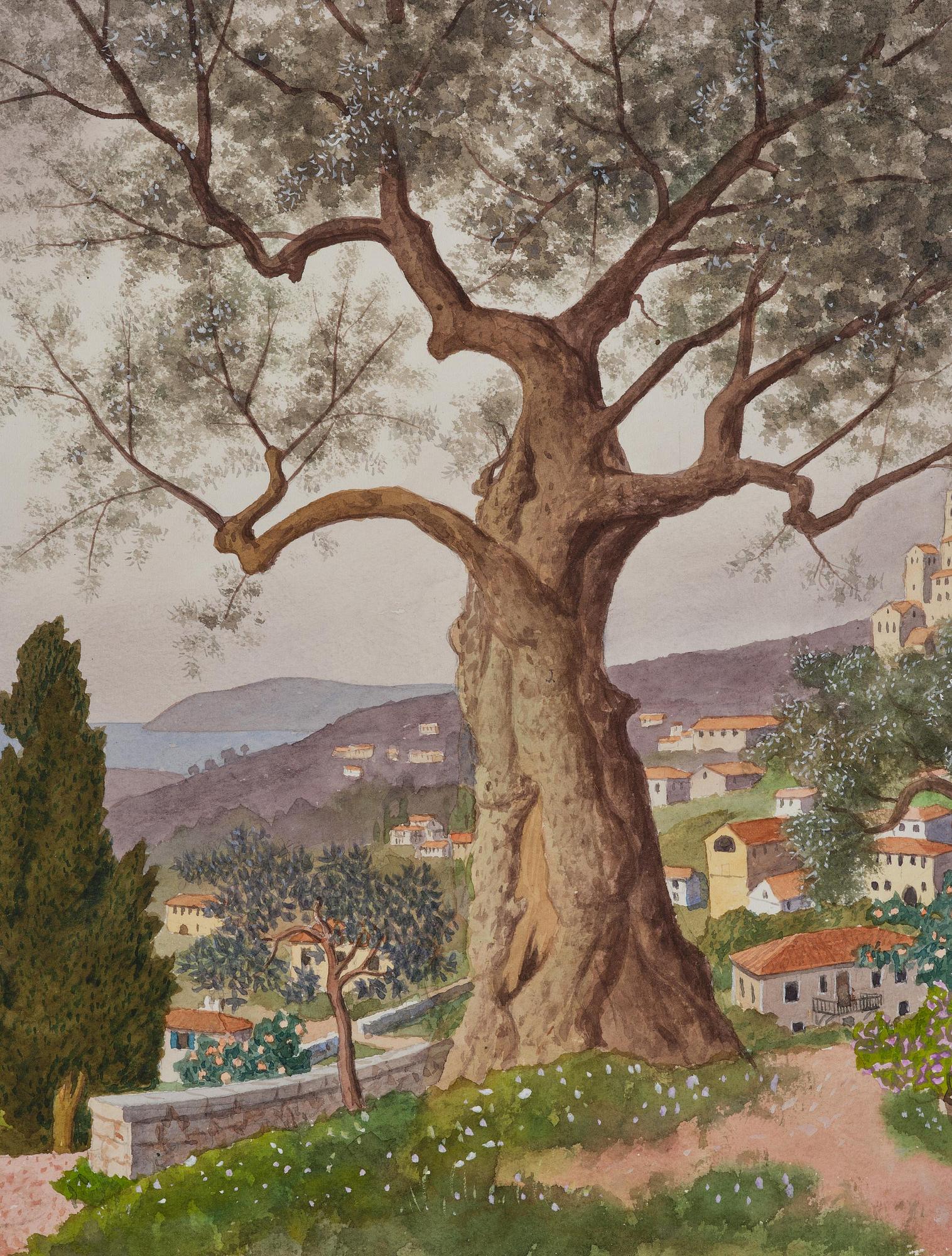 Oskar Bergman, View from Grasse.