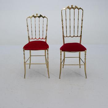 STOLAR, 2 st, Chiavari, Italien, 1900-talets mitt/andra hälft.